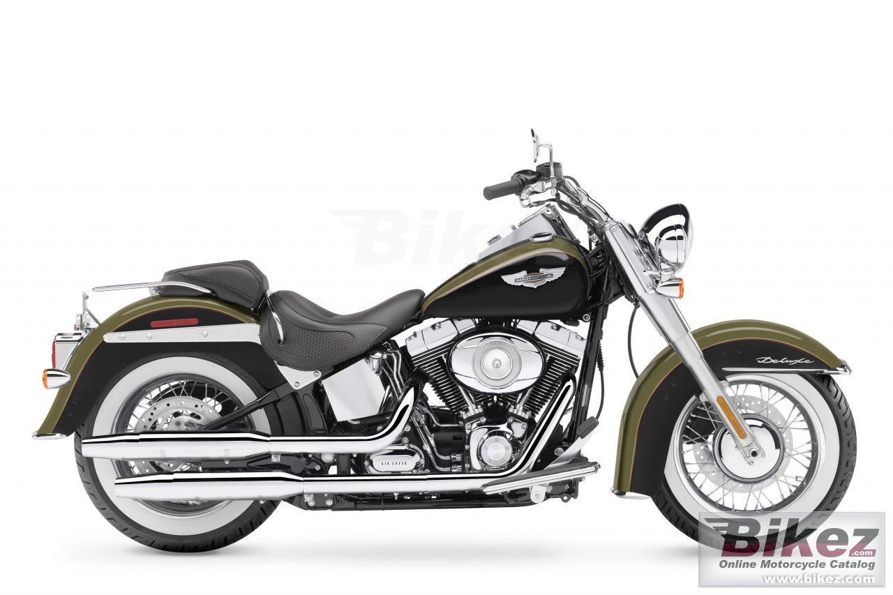 Big Harley-Davidson flstn softail deluxe picture and wallpaper from Bikez.com